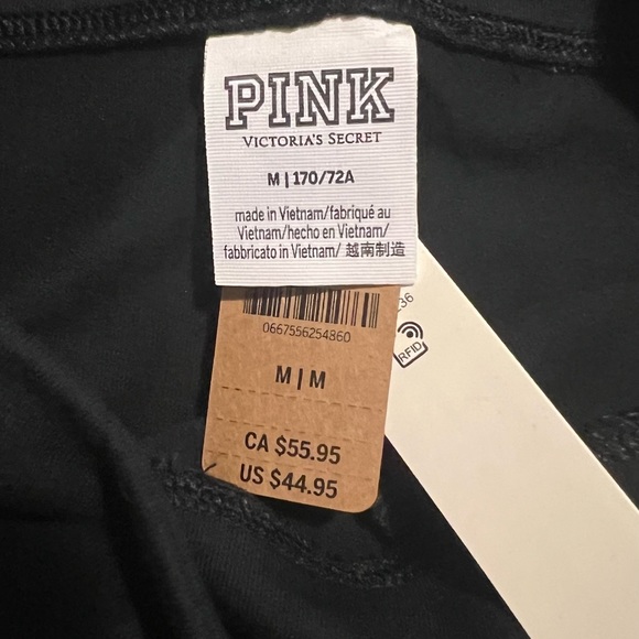 Pink black stretch pants BRAND NEW - Picture 2 of 4
